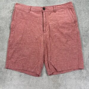 Quiksilver Waterman Shorts Mens 32 Heather Red Collection Suva Amphibian Hybrid